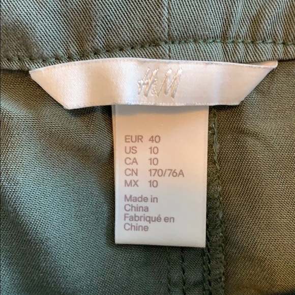 H&M Belted Green Skirt - Picture 5 of 7